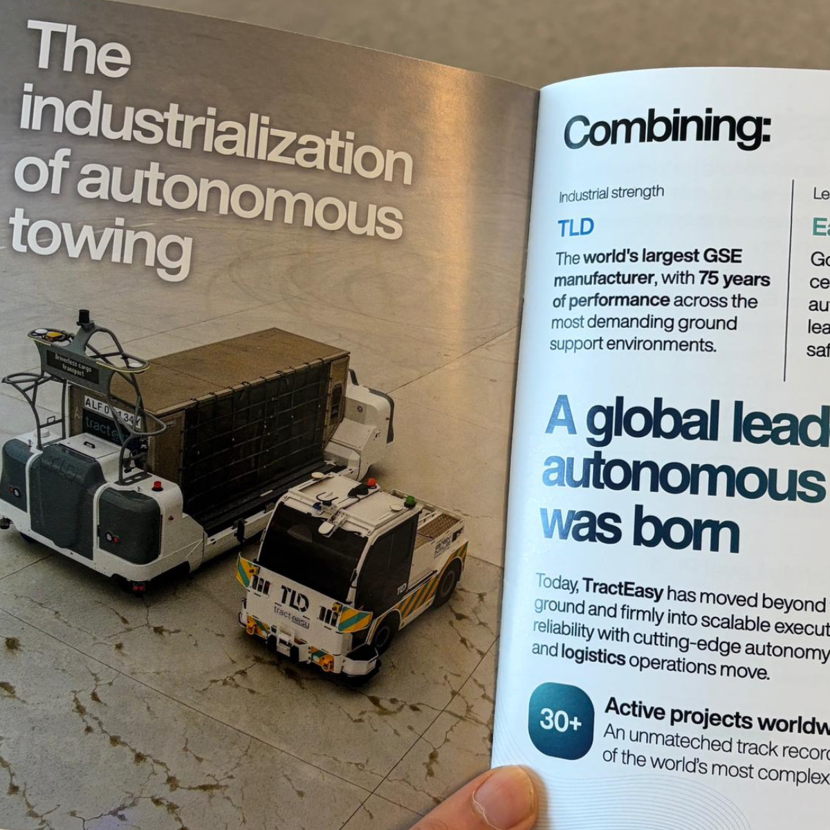 Autonomous tow tractor
