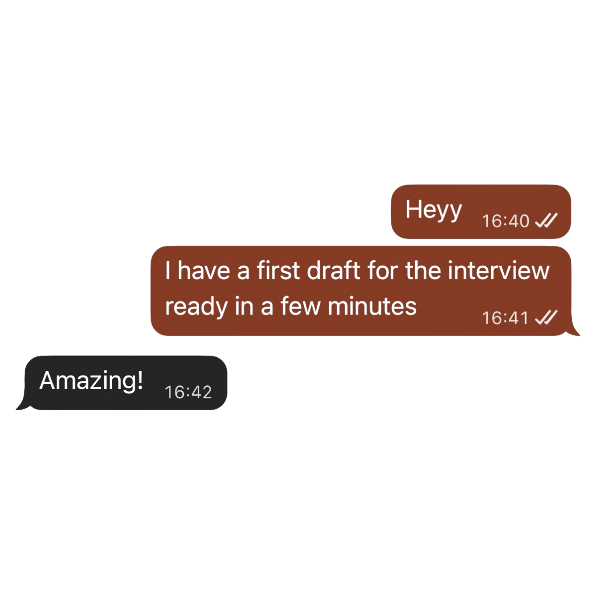 Client conversation